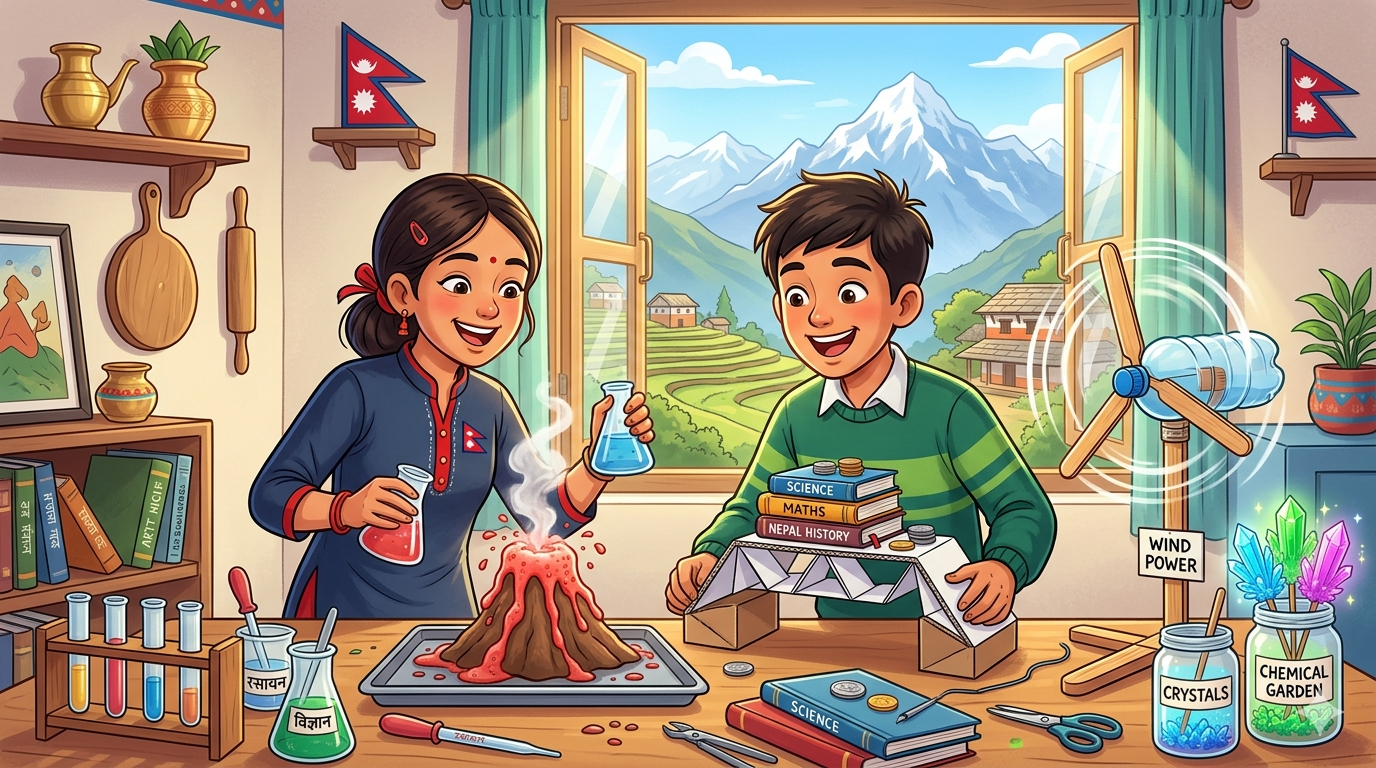 Fun and Easy STEM Experiments for Nepalese Students: Learn Science at Home with Nepali Items!