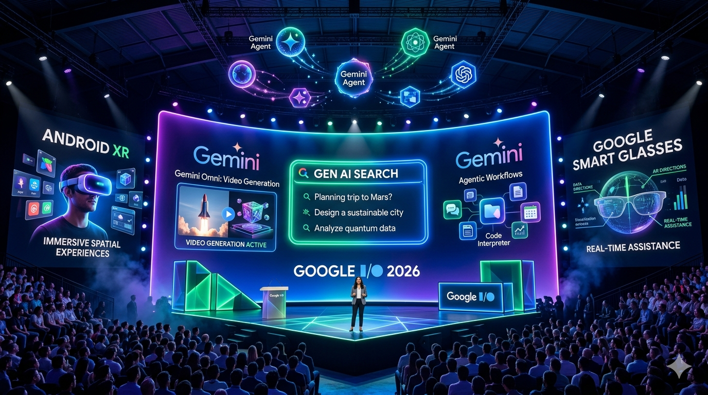 Google I/O 2026: The Dawn of Agentic AI with Gemini 3.5, Omni, Spark, and a Revamped Search