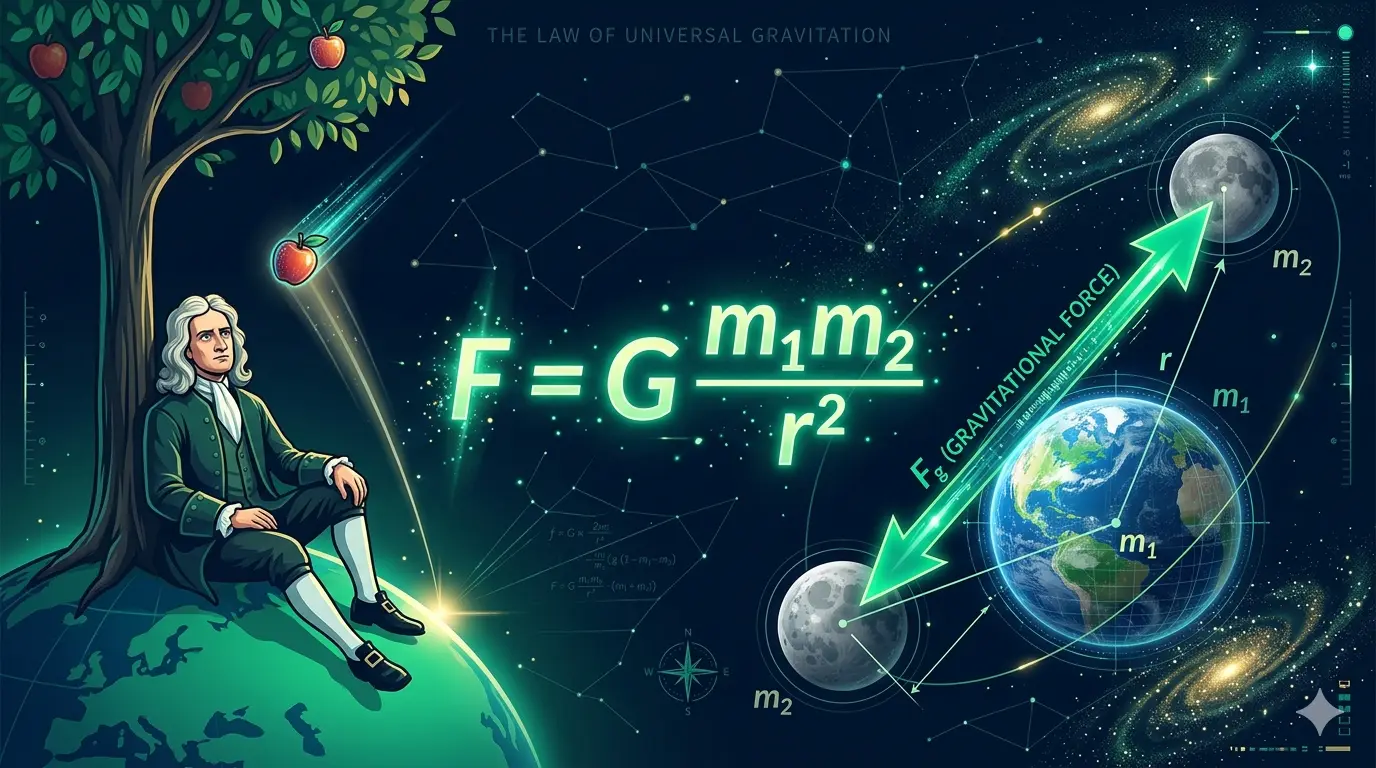 Newton’s Law of Gravitation: Formula, Derivation & Solved Problems – Physics blog by Hupen