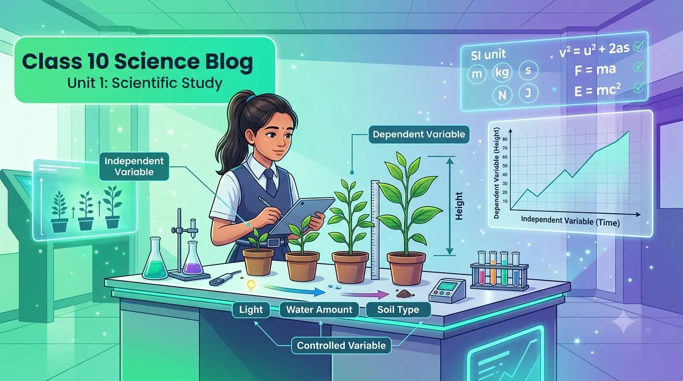 Unit 1: Scientific Study - Class 10 Science Complete Notes with MCQs